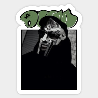 MF DOOM Rapper Sticker